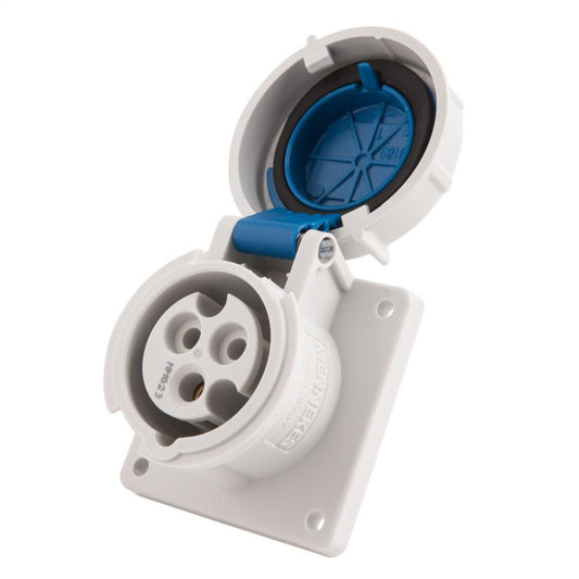 Mennekes 16A 2P+E 230V Panel Mounted Socket IP67