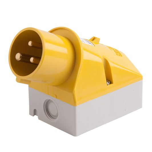 Mennekes 16A 2P+E 110V Wall Mounted Appliance Inlet IP44