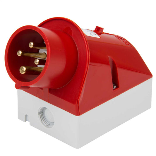Mennekes 16A 3P+E 415V Wall Mounted Appliance Inlet IP44