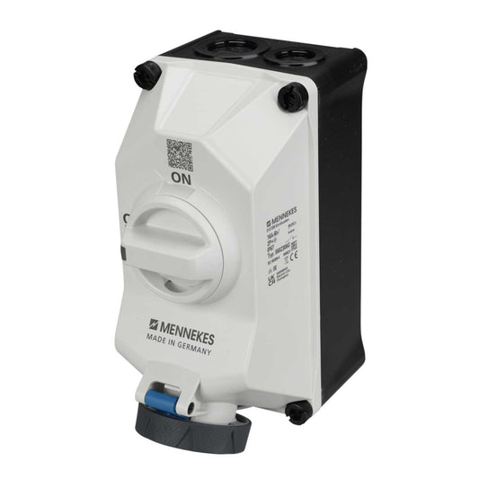 Mennekes Duo 16A 2P+E 230V Interlocked Socket IP67