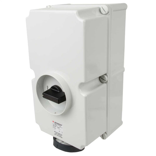 Mennekes 125A 3P+N+E 415V Interlocked Switched Socket IP67