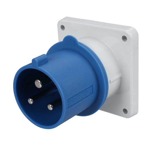 Mennekes 32A 2P+E 230V Panel Mounted Appliance Inlet IP44