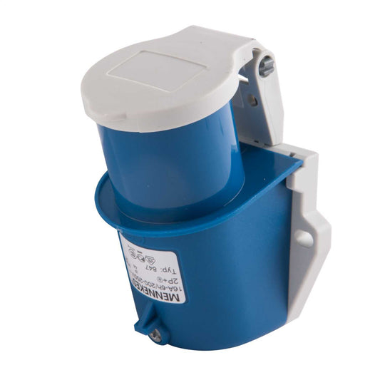 Mennekes 16A 2P+E 230V Wall Mounted Appliance Inlet IP44