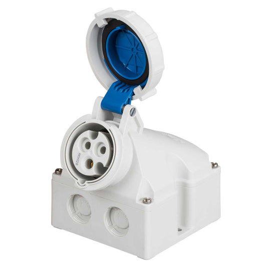 Mennekes 16A 2P+E 230V Wall Mounted Socket IP67