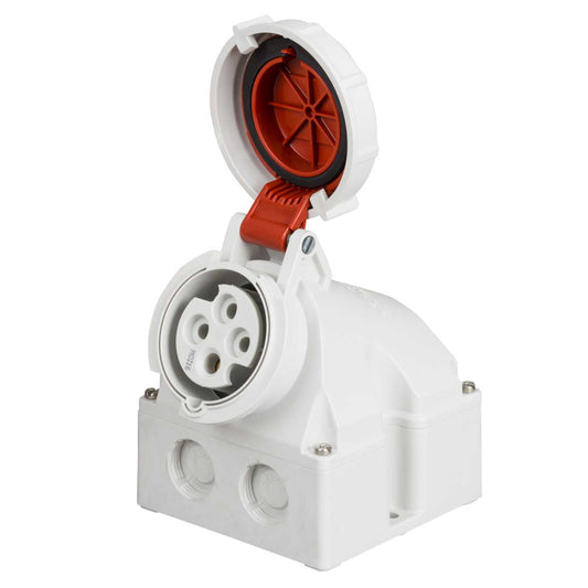 Mennekes 16A 3P+E 415V Wall Mounted Socket IP67