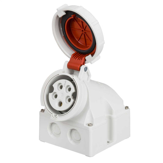 Mennekes 16A 3P+N+E 415V Wall Mounted Socket IP67