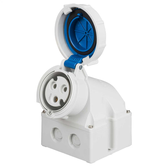 Mennekes 32A 2P+E 230V Wall Mounted Socket IP67