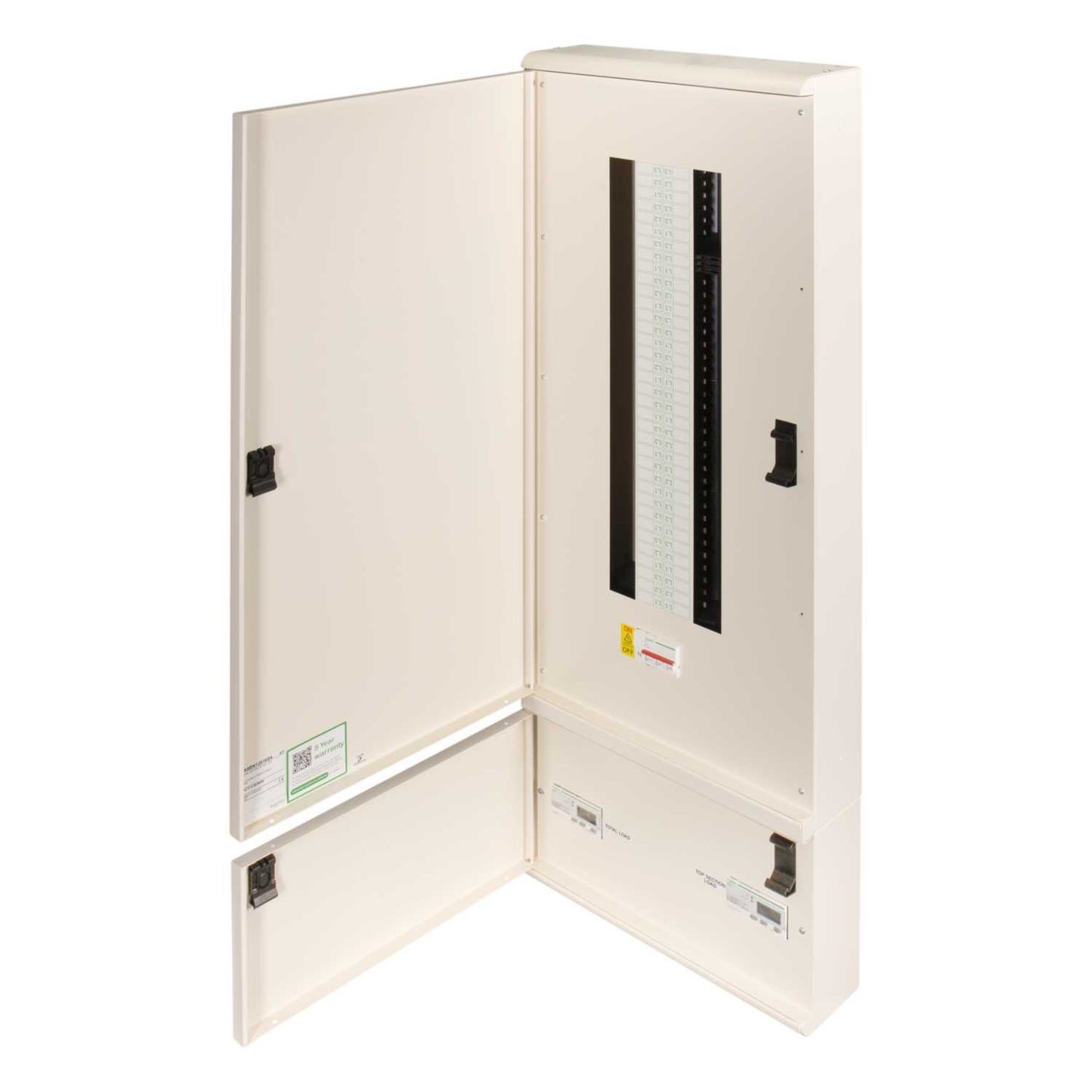 Schneider Merlin Acti9 Isobar 18 + 4 Way 125A TP+N Type B Split Metered Distribution Board with Incomer