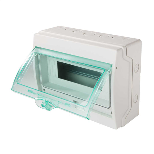 Schneider Merlin mini Kaedra 12 Module Insulated IP65 Enclosure Grey / Green