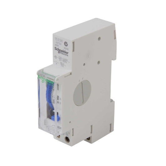 Schneider Acti9 230V AC 16A 24 Hour Mechanical Time Switch White