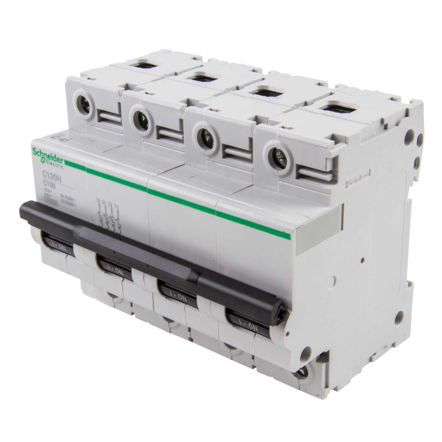 Schneider Acti9 100A Four Pole 15kA C Curve MCB