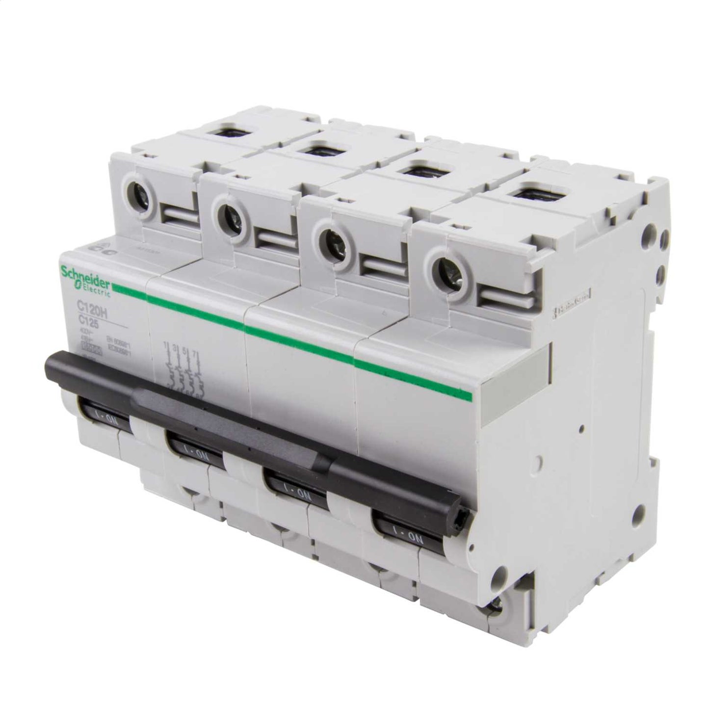 Schneider Acti9 125A Four Pole 15kA C Curve MCB
