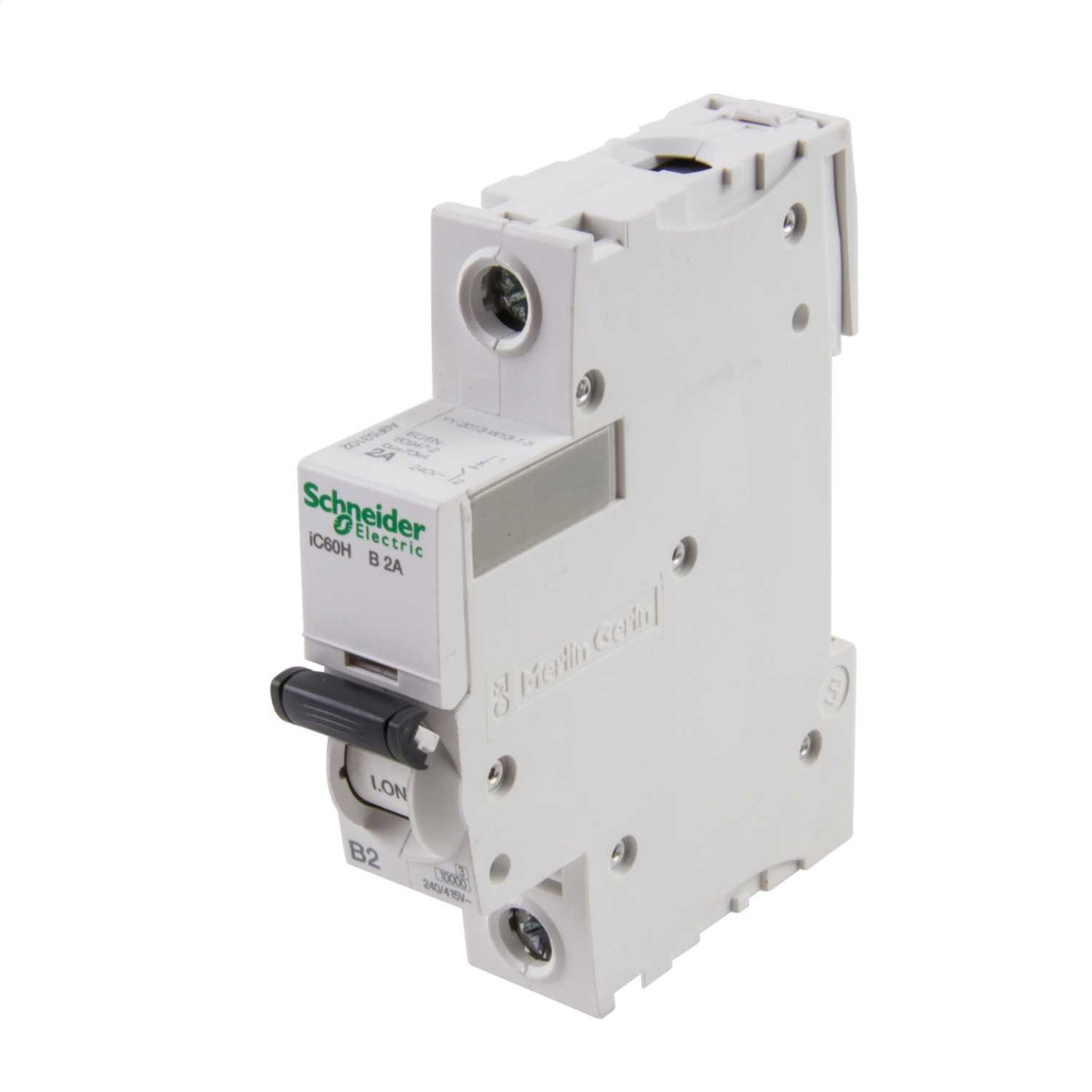 Schneider Acti9 2A Single Pole 10kA B Curve MCB