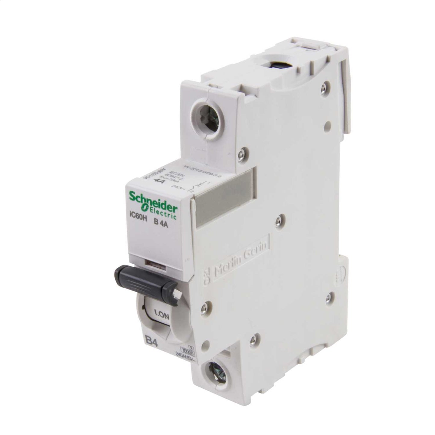 Schneider Acti9 4A Single Pole 10kA B Curve MCB
