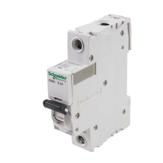 Schneider Acti9 4A Single Pole 10kA B Curve MCB