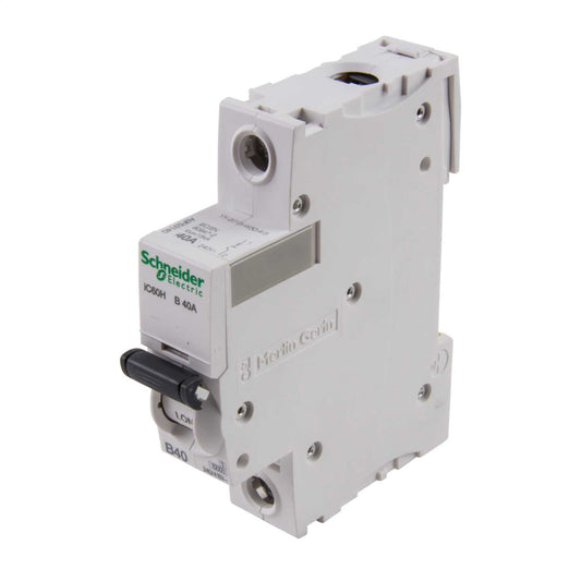 Schneider Acti9 40A Single Pole 15kA B Curve MCB
