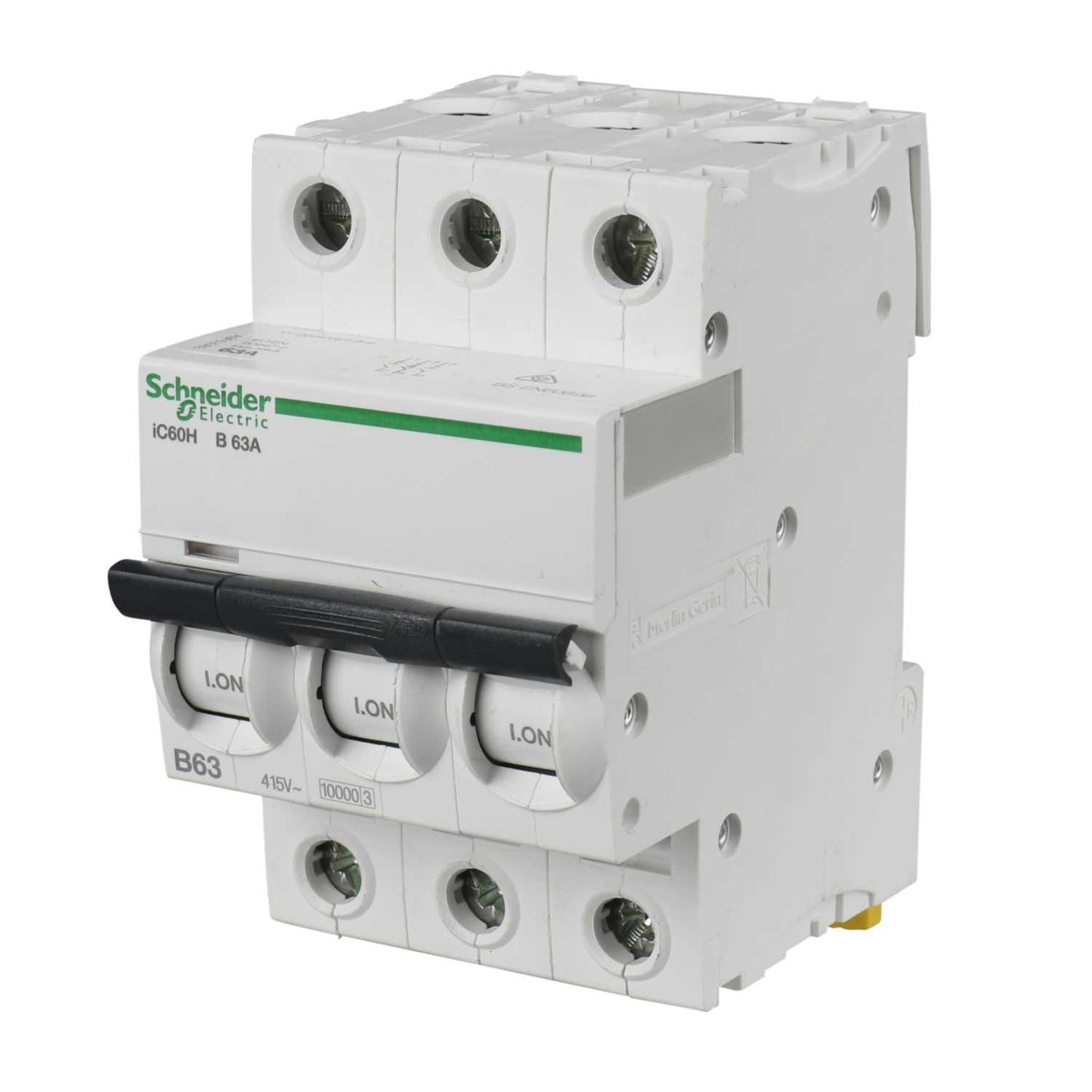 Schneider Acti9 63A Triple Pole 10kA B Curve MCB