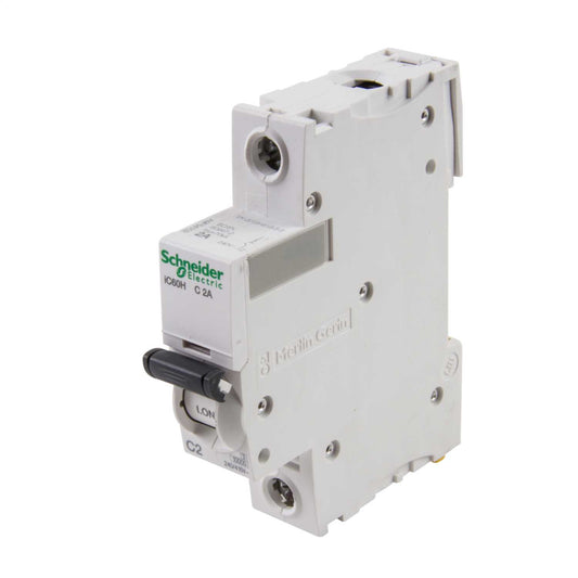 Schneider Acti9 2A Single Pole 10kA C Curve MCB