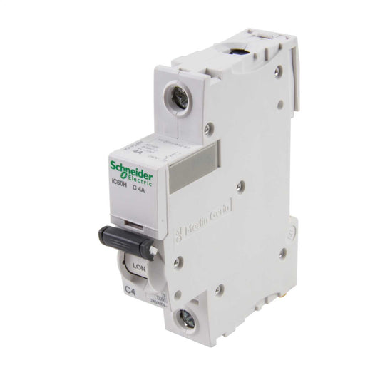 Schneider Acti9 4A Single Pole 10kA C Curve MCB