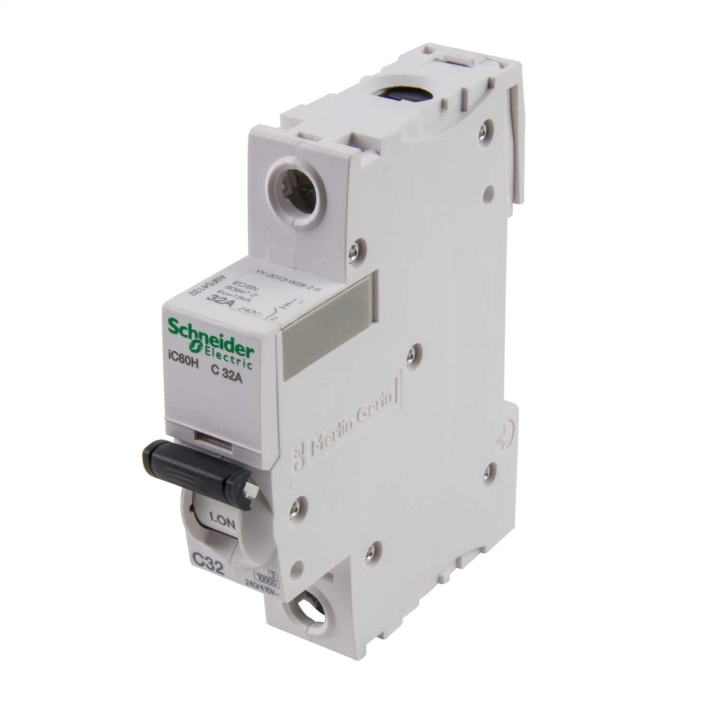 Schneider Acti9 32A Single Pole 10kA C Curve MCB