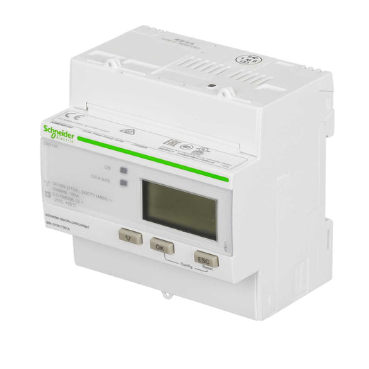 Schneider Acti9 63A 3 Phase LCD Digital Power Meter