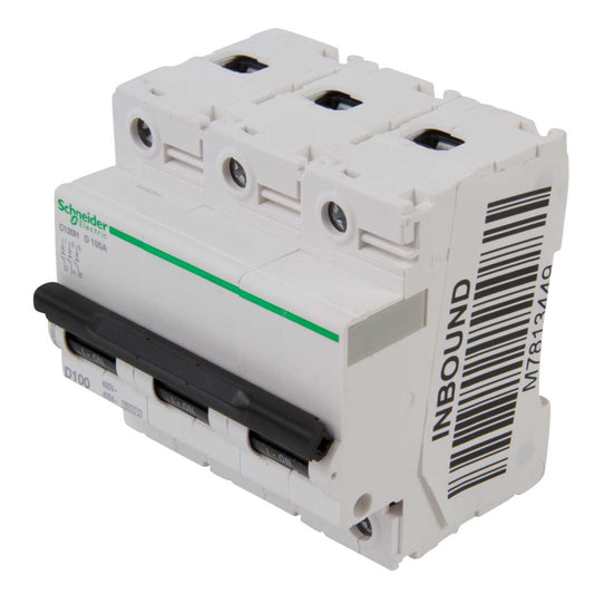 Schneider Acti9 100A Triple Pole 15kA D Curve MCB