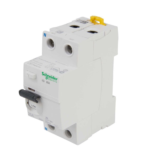 Schneider Acti9 25A 2 Pole 30mA Type AC RCD