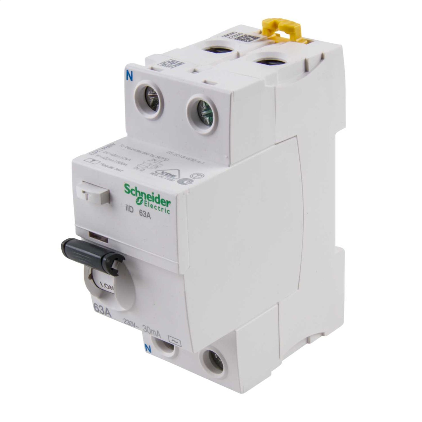 Schneider Acti9 63A 2 Pole 30mA Type AC RCD