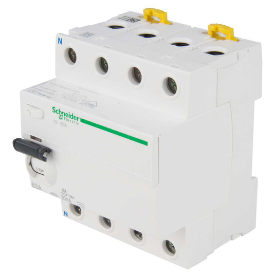 Schneider Acti9 63A 4 Pole 30mA Type AC RCD