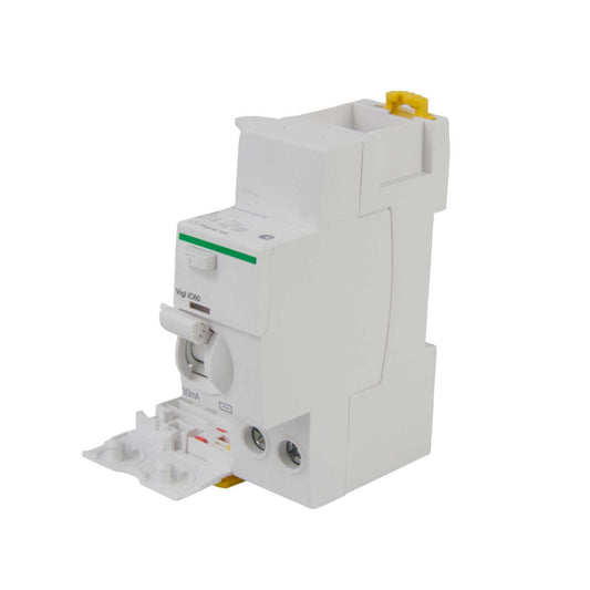 Schneider Acti9 25A 2P 30mA Type AC RCD Add-On Block 130V