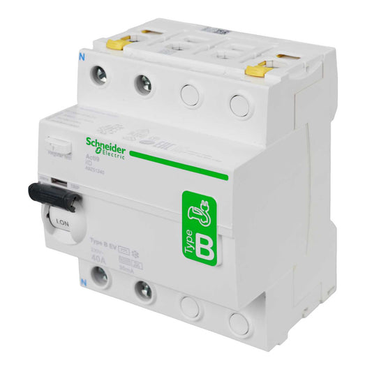 Schneider Acti9 40A 2 Pole 30mA Type B RCD