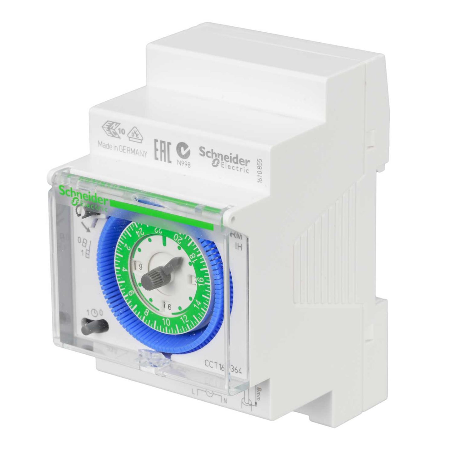 Schneider 16A 24 Hour IH Mechanical Time Switch White