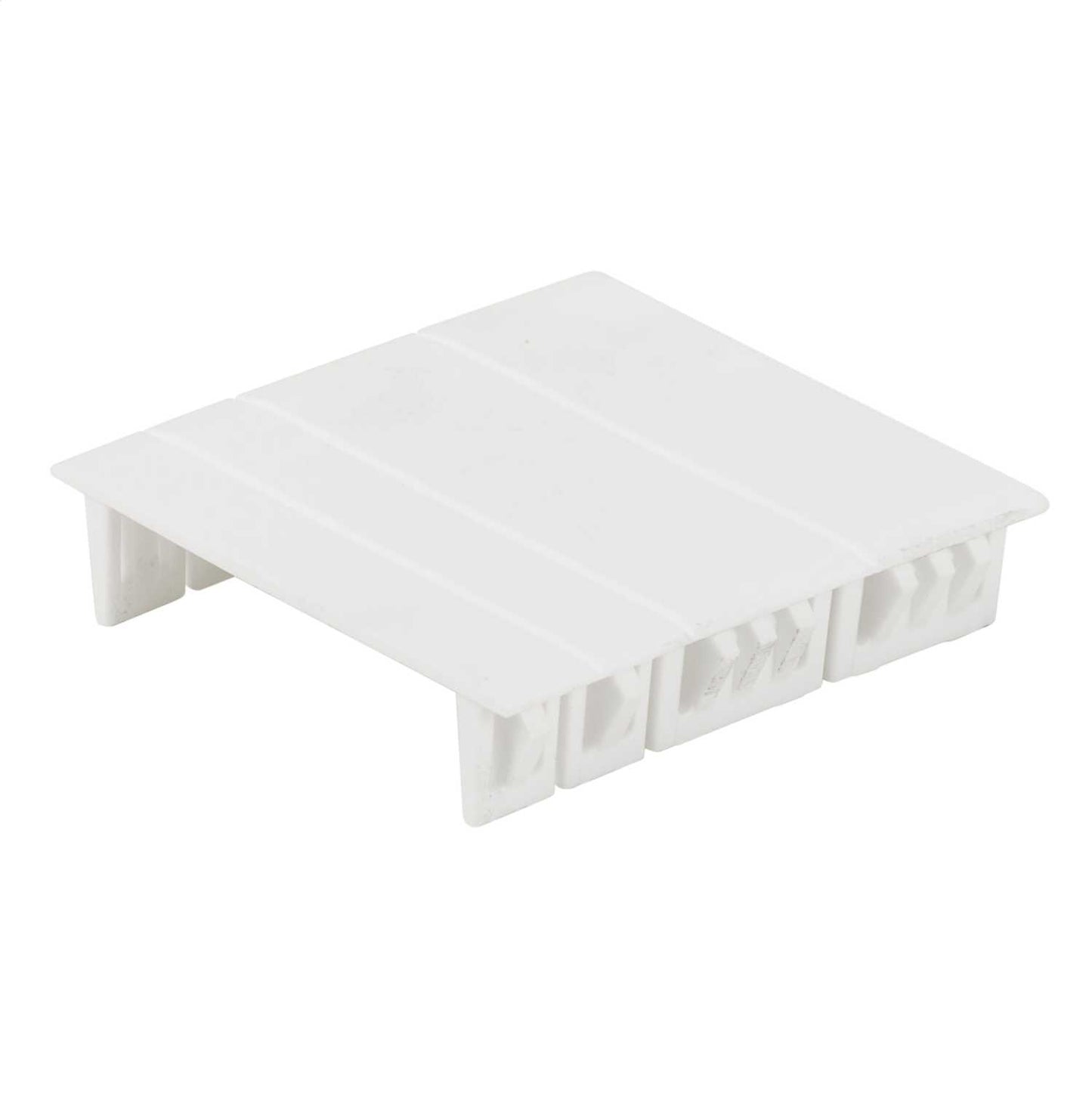 3 Pole Blanking Piece Grey (Pack of 25 Strips)