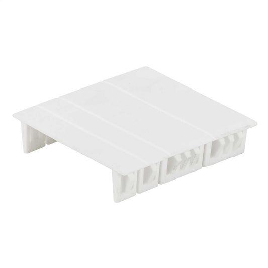 3 Pole Blanking Piece Grey (Pack of 25 Strips)