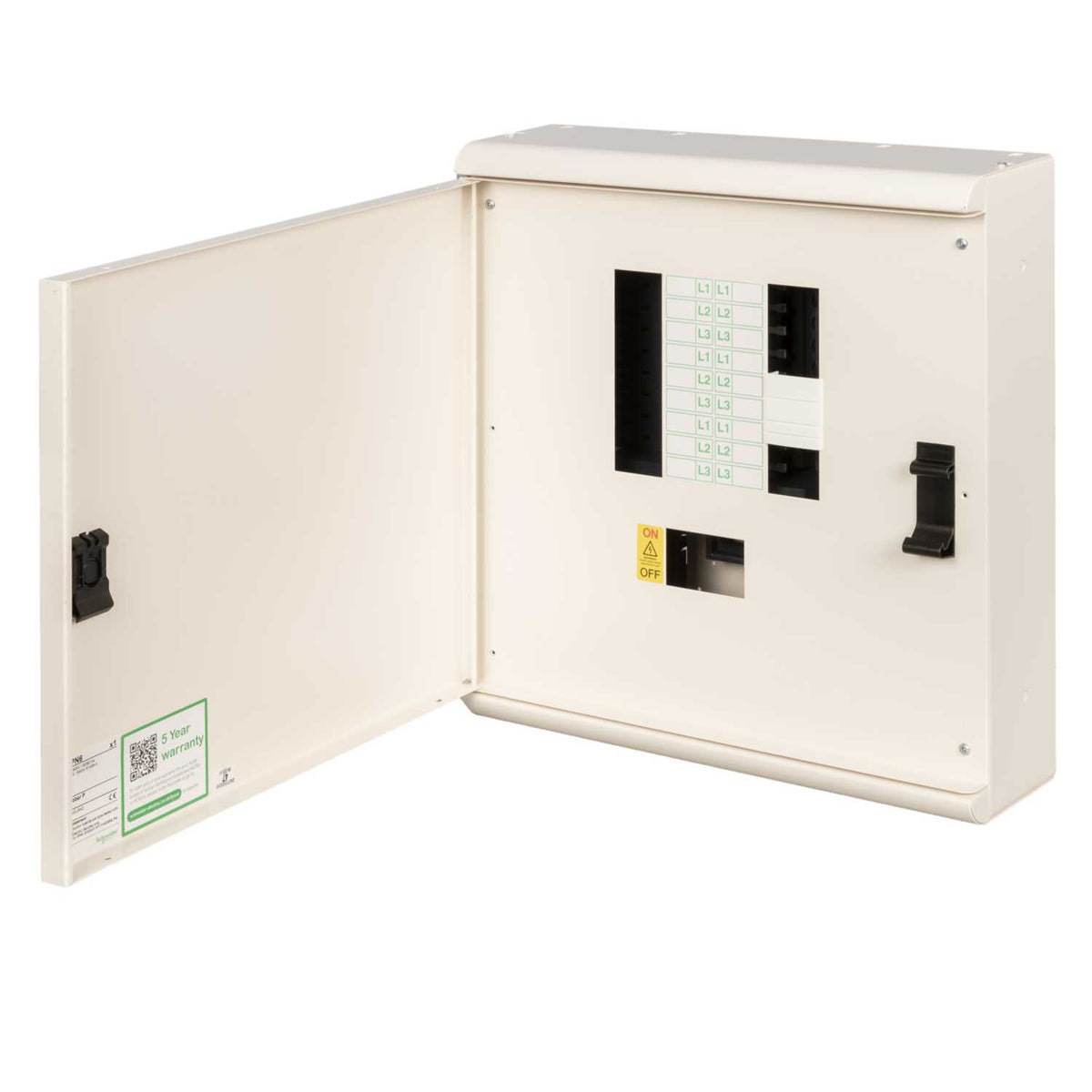 Schneider Merlin Acti9 Isobar P 6 Way 250A TP+N Type B Metalclad Distribution Board without Incomer