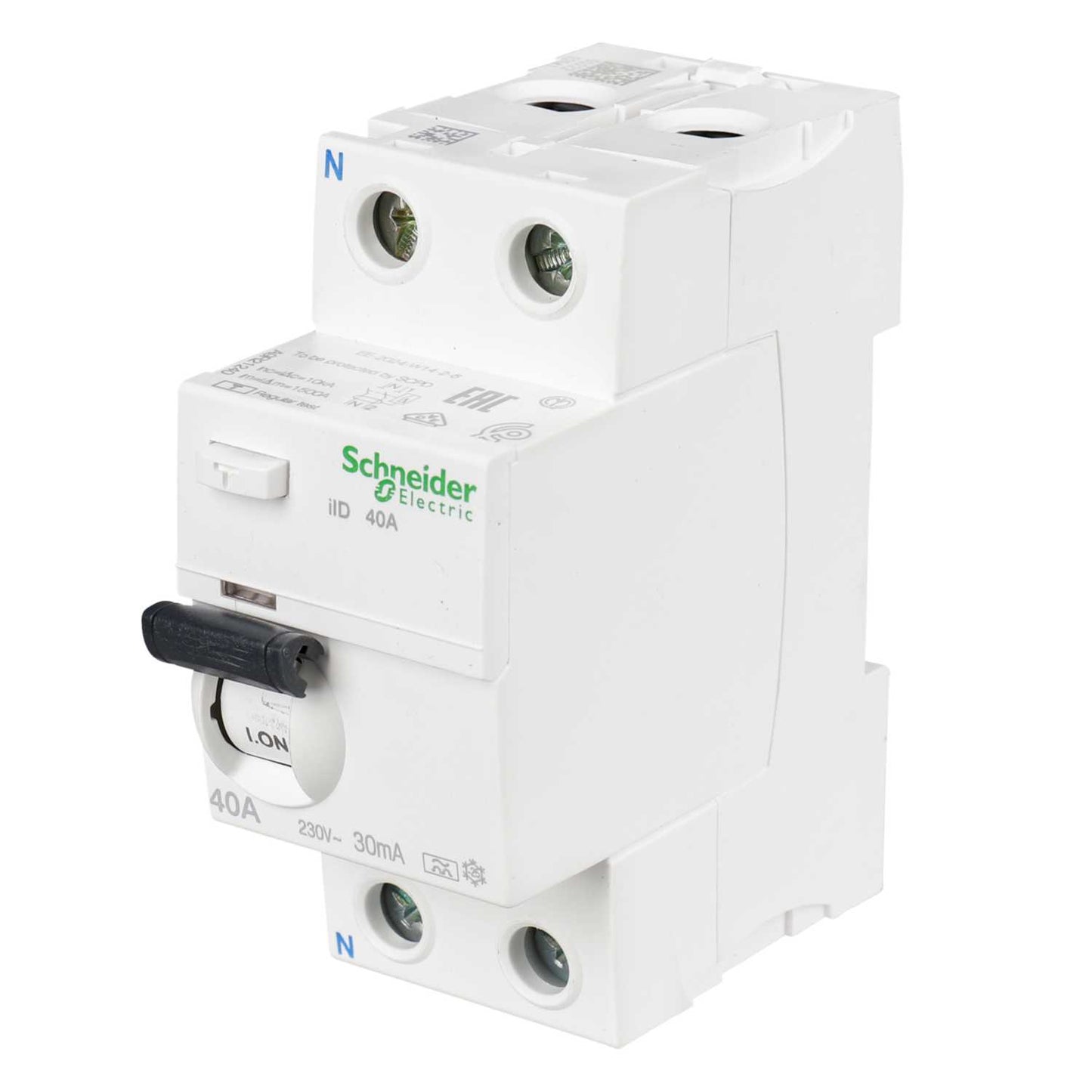 Schneider Acti9 40A 2 Pole 30mA Type A RCD