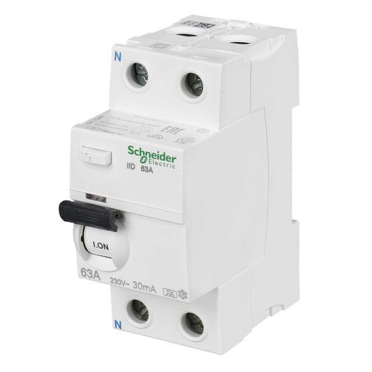 Schneider Acti9 63A 2 Pole 30mA Type A RCD
