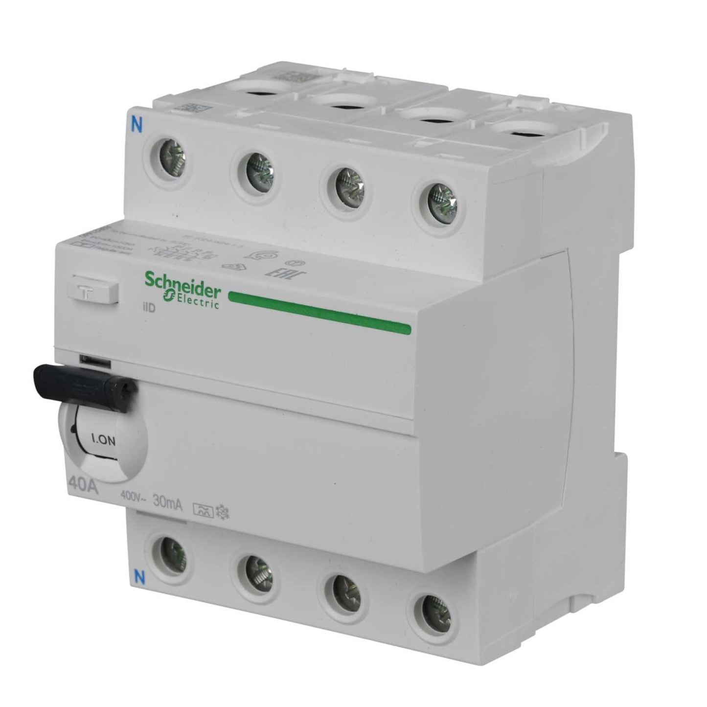 Schneider Acti9 40A 4 Pole 30mA Type A RCD