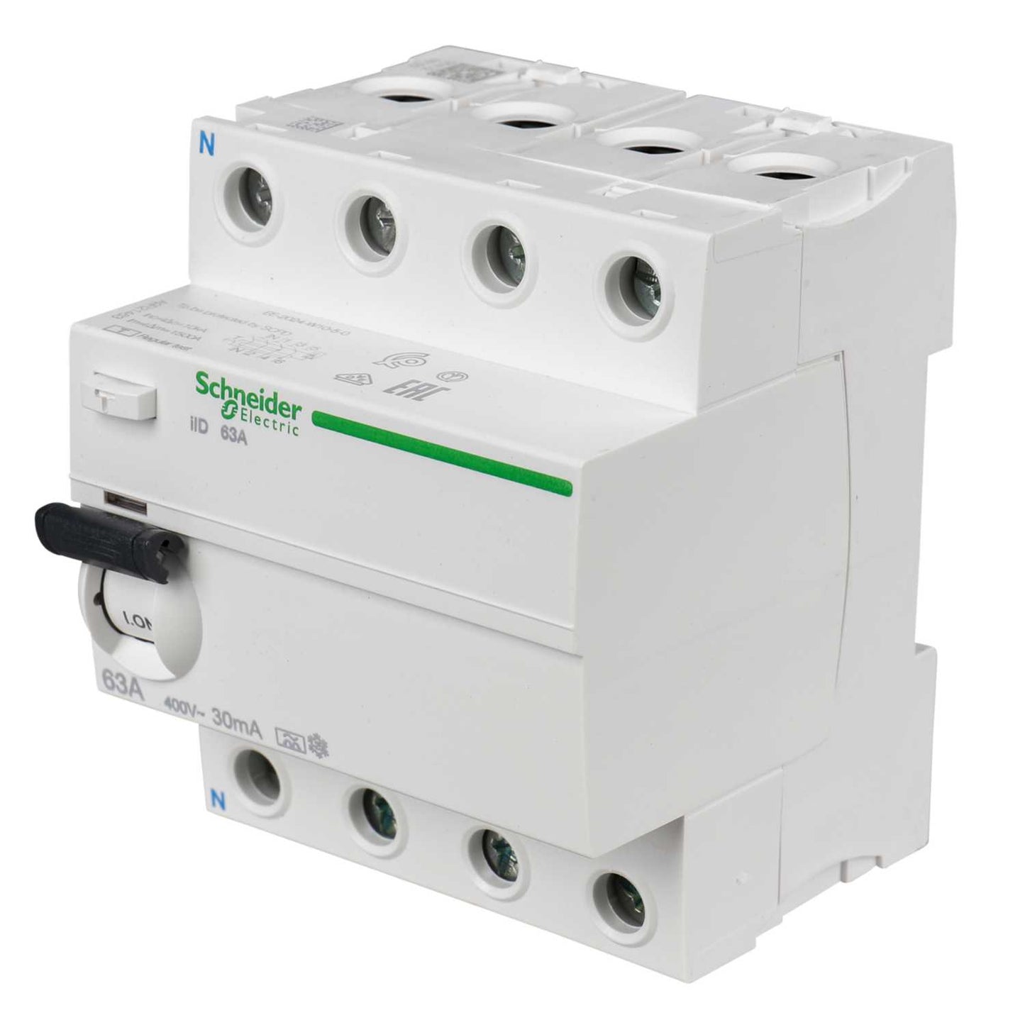Schneider Acti9 63A 4 Pole 30mA Type A RCD