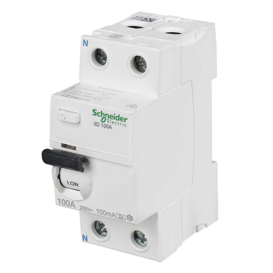 Schneider Acti9 100A 2 Pole 100mA Type A RCD