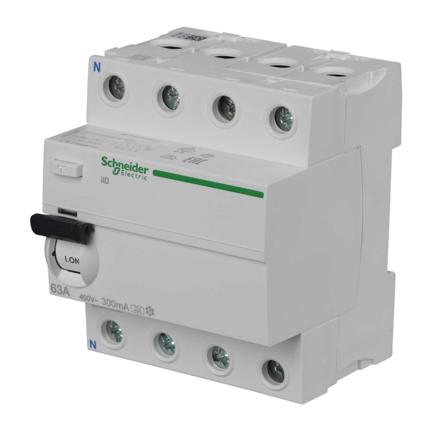 Schneider Acti9 63A 4 Pole 300mA Type A RCD