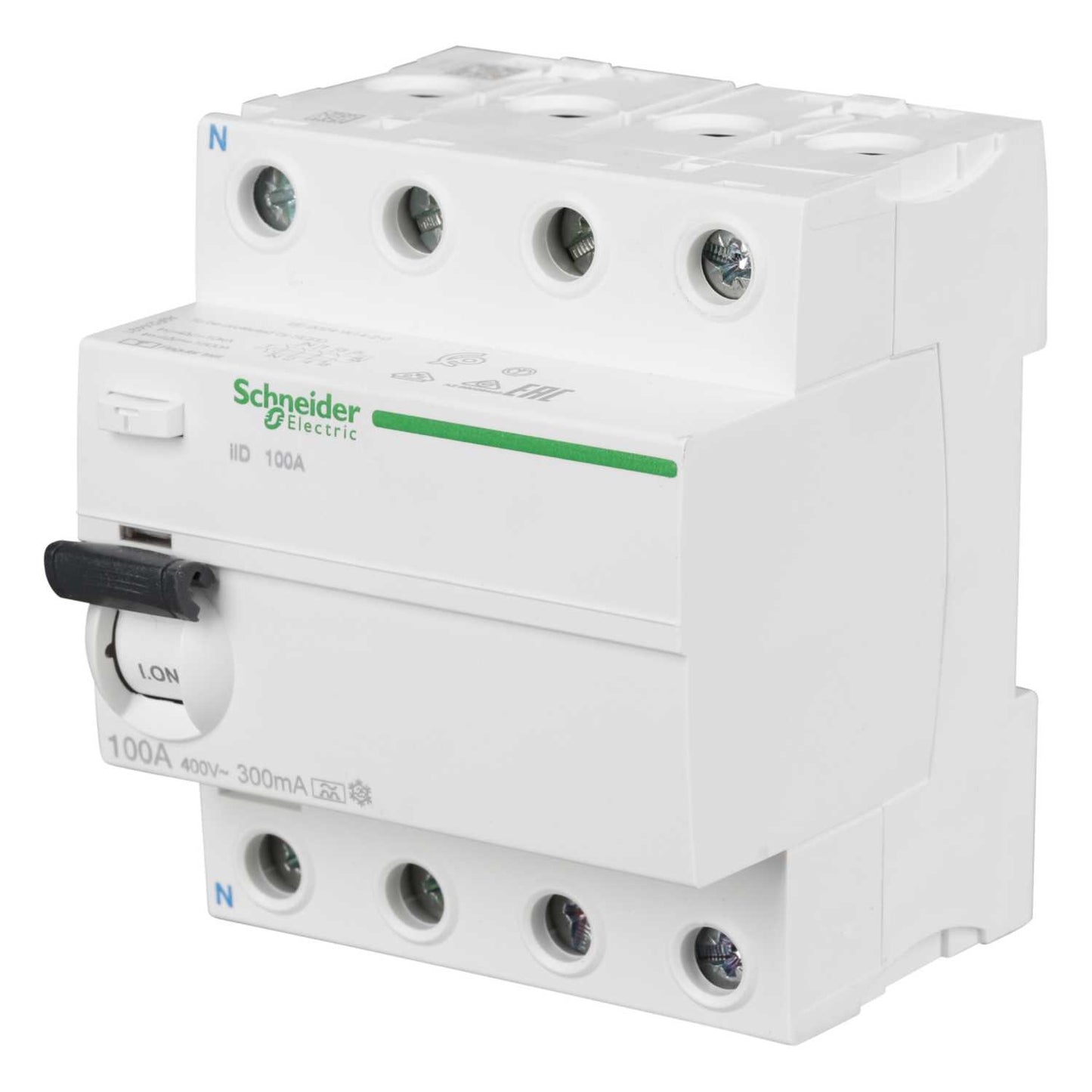 Schneider Acti9 100A 4 Pole 300mA Type A RCD
