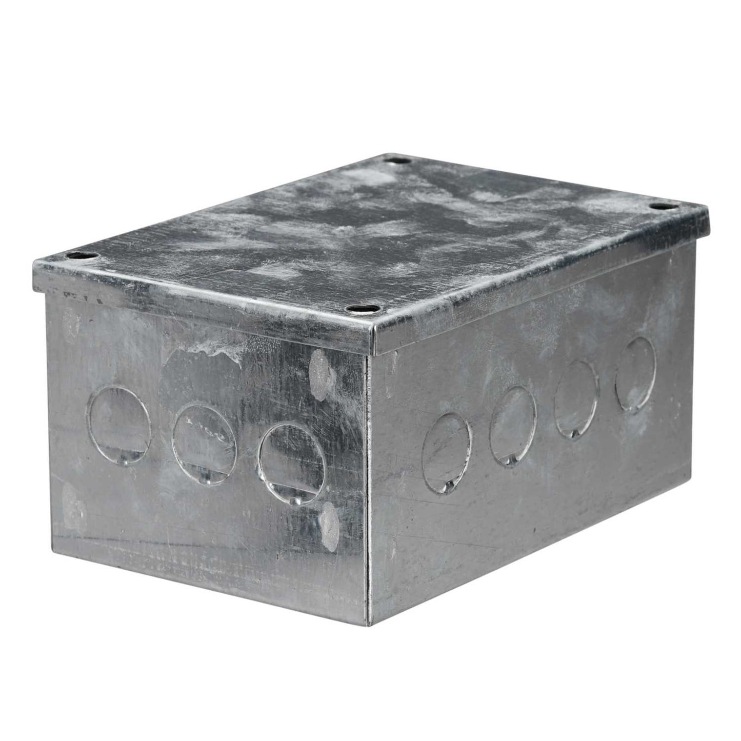 Metpro 150mm x 100mm x 75mm Galvanised Adaptable Box with Knockouts