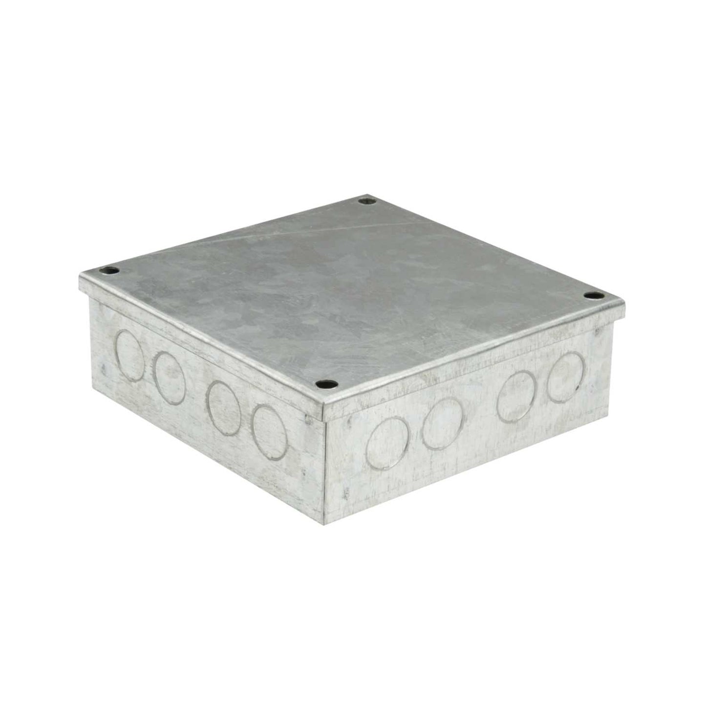 Metpro 150mm x 150mm x 50mm Galvanised Adaptable Box with Knockouts
