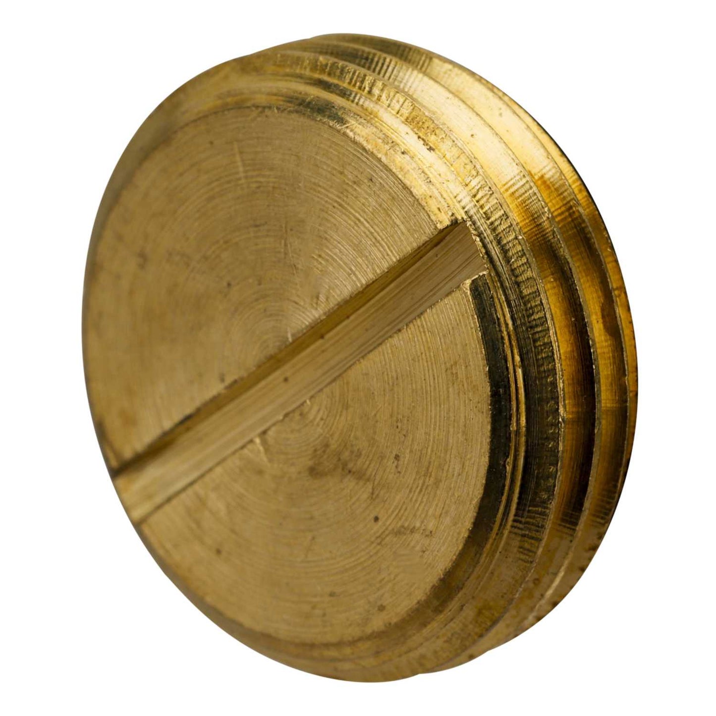 Slotted Plug Brass (Sold in 1's)