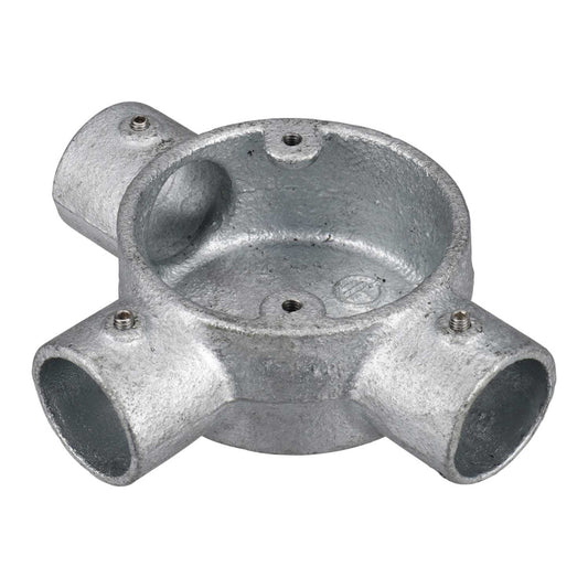 Conlok® 25mm Galv Tee Box with Screw (Sold in 1's)