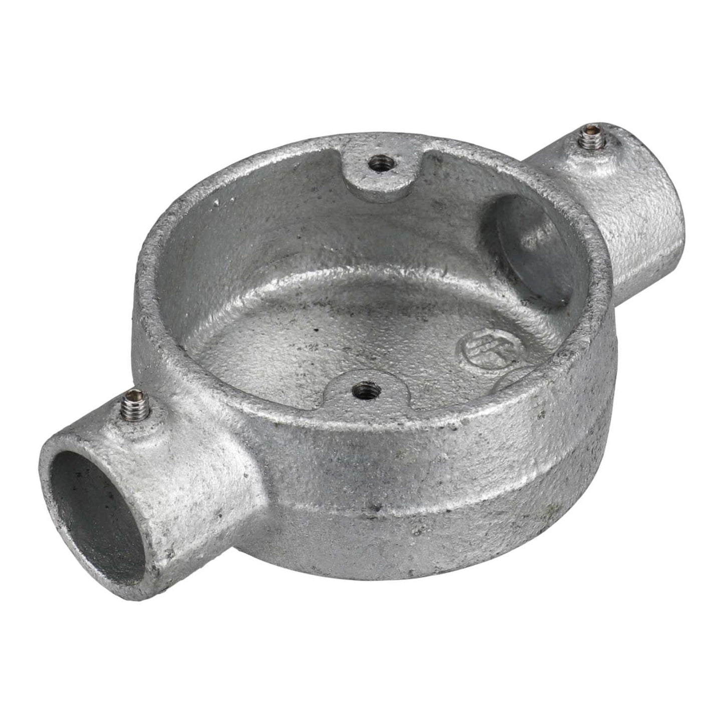 Conlok® 20mm Galv Through Box with Screw (Sold in 1's)