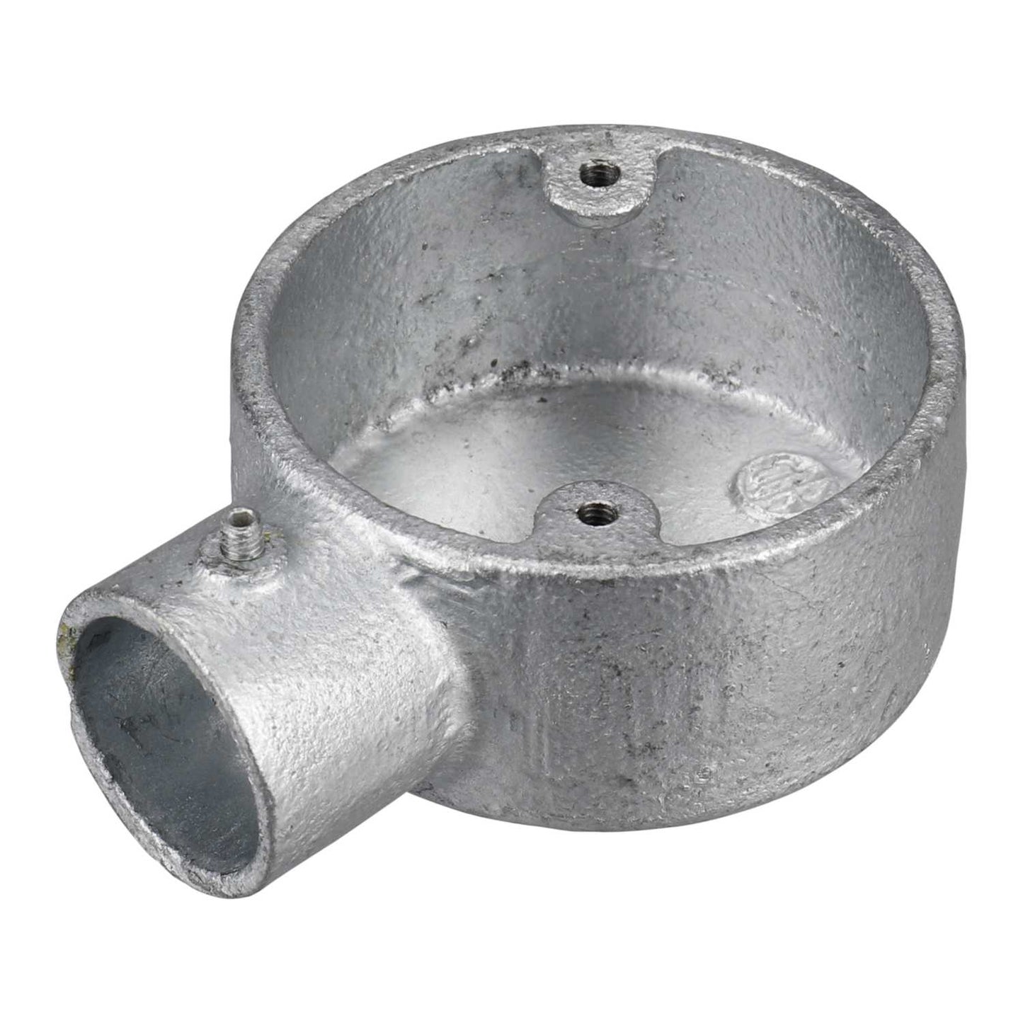 Conlok® 25mm Galv End Box with Screw (Sold in 1's)