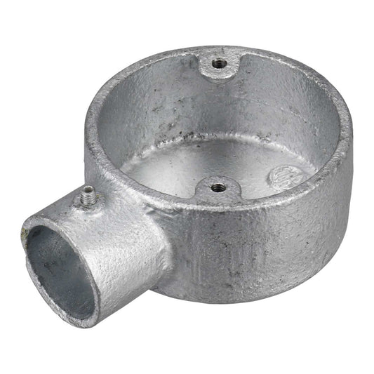 Conlok® 25mm Galv End Box with Screw (Sold in 1's)