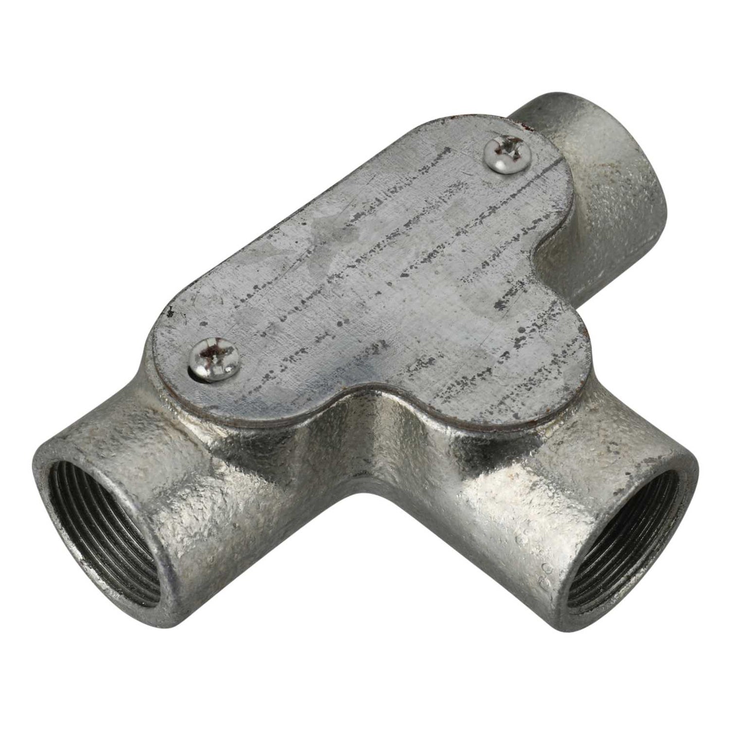 25mm Inspection Tee Galvanised (Sold in 1's)